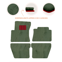Premium Sheepskin Floor Mats for Bentley Flying Spur (2019-2023)