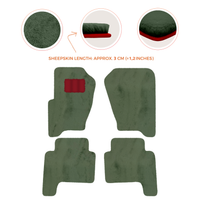 Luxury Sheepskin Floor Mats for Land Rover Discovery (2017-2026)