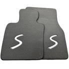 Grey Floor Mats for Mini Cabrio R52 Convertible (2004-2009) - AutoWin