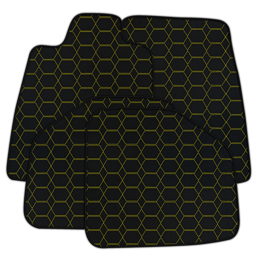 Customizable Leather Floor Mats for Aston Martin DBX707 (2022-2026) SUV | Hex Pattern