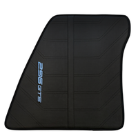 Premium Black Leather Floor Mats for Ferrari 296 GTS 2022-2024