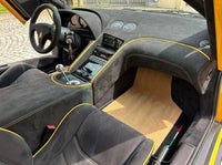 Customizable Beige Floor Mats for Lamborghini Diablo 1990-2001 With Alcantara Leather