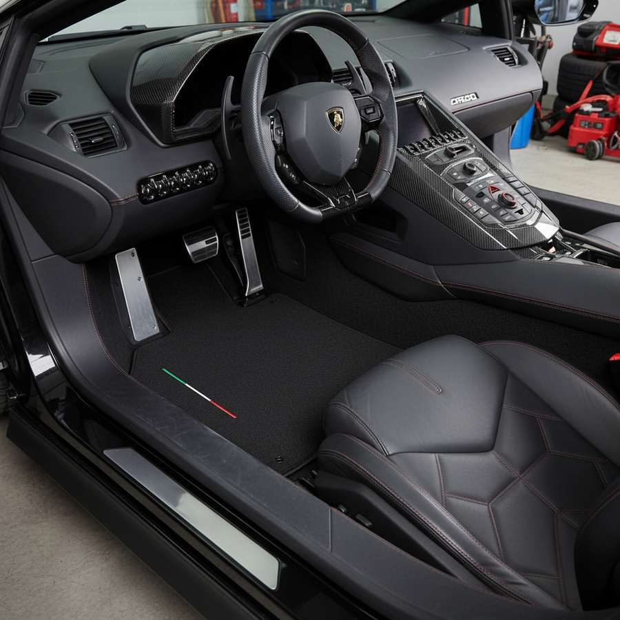 Anpassbare Fußmatten für Lamborghini Aventador Sv-Teppiche