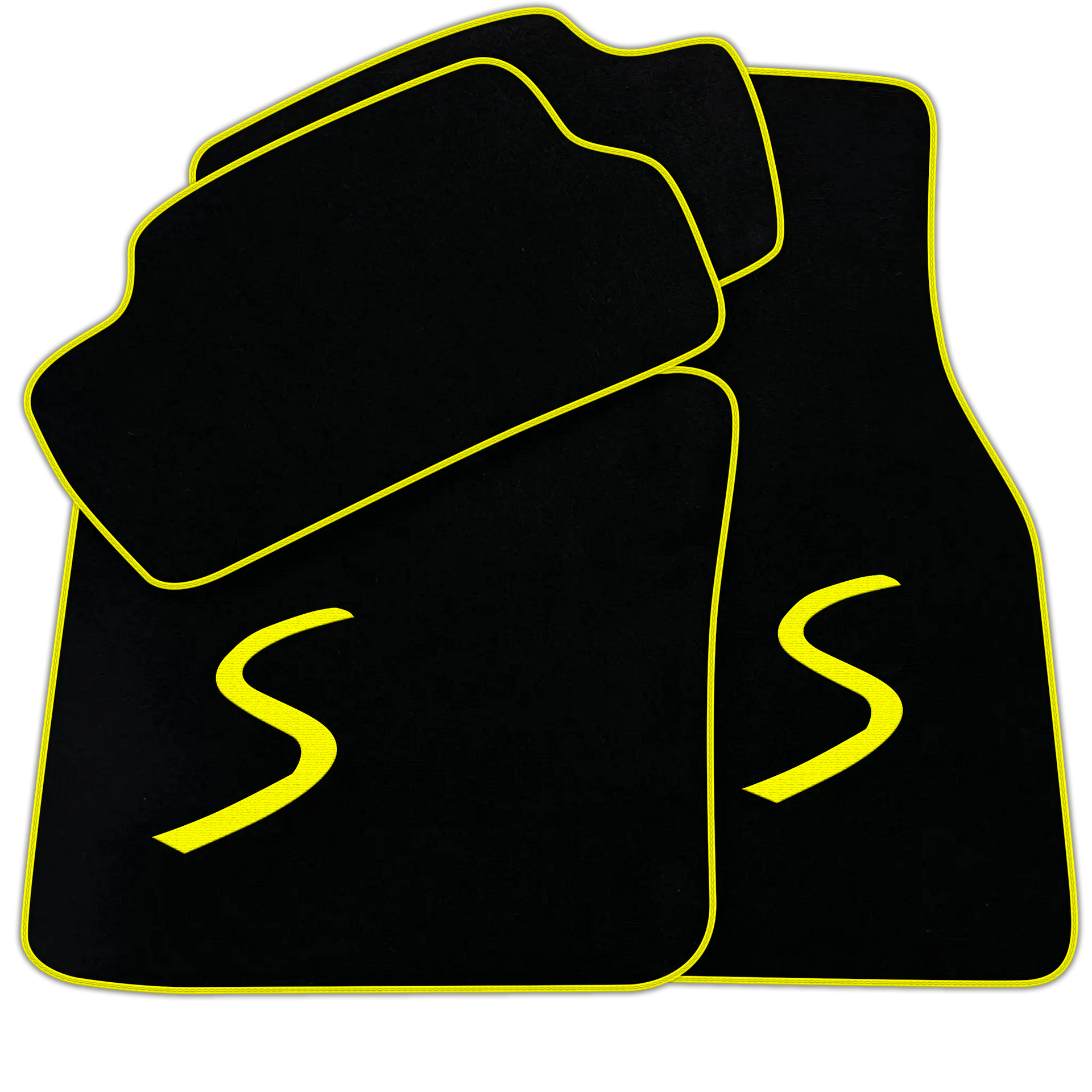 Black Floor Mats for Mini Cooper / One R53 (2001-2007) Cooper S