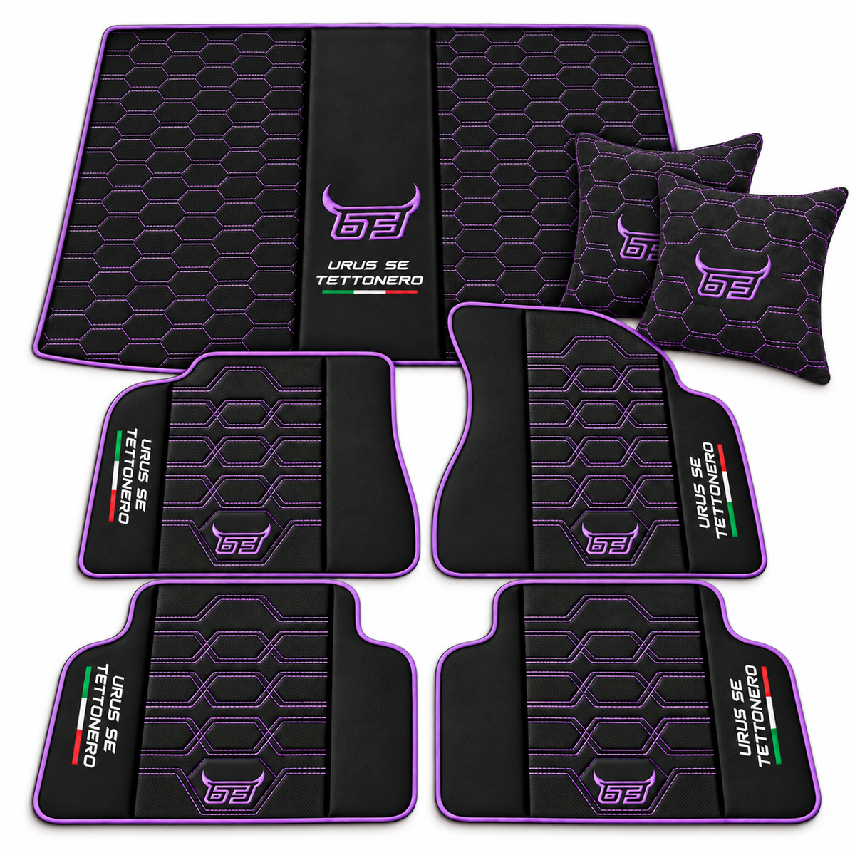 Floor Mats For Lamborghini Urus Dark Blue Tailored Carpets