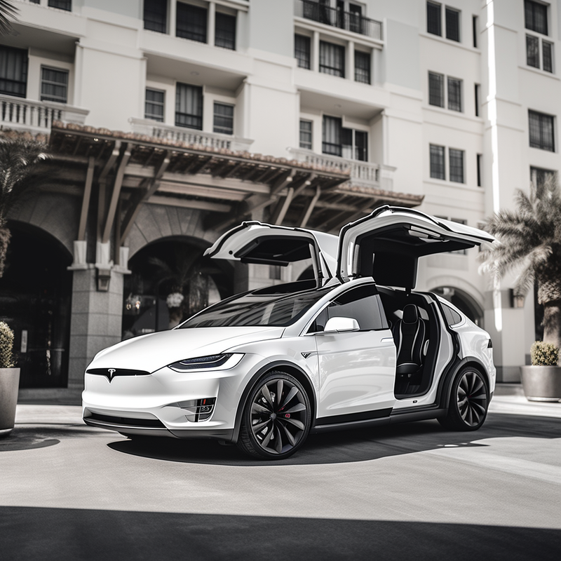 Tesla Model X 6 席用のプレミアム フロア マット
