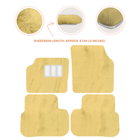 Luxury Sheepskin Floor Mats for Aston Martin V8 Coupe (1996-2000)