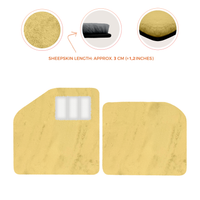 Sheepskin Floor Mats for Aston Martin Vulcan (2015-2016) Track Car - Luxury