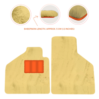 Premium Sheepskin Floor Mats for Lamborghini Aventador (2012-2022)