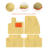 Premium Sheepskin Floor Mats for Range Rover Evoque (2016-2024)