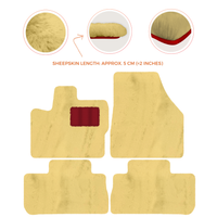 Premium Sheepskin Floor Mats for 2003-2007 Land Rover Freelander