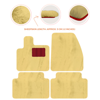 Premium Sheepskin Floor Mats for Range Rover Evoque (2016-2024)