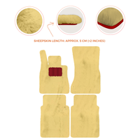 Luxury Sheepskin Floor Mats for Mercedes-Benz G-Class W463 (2018-2023)