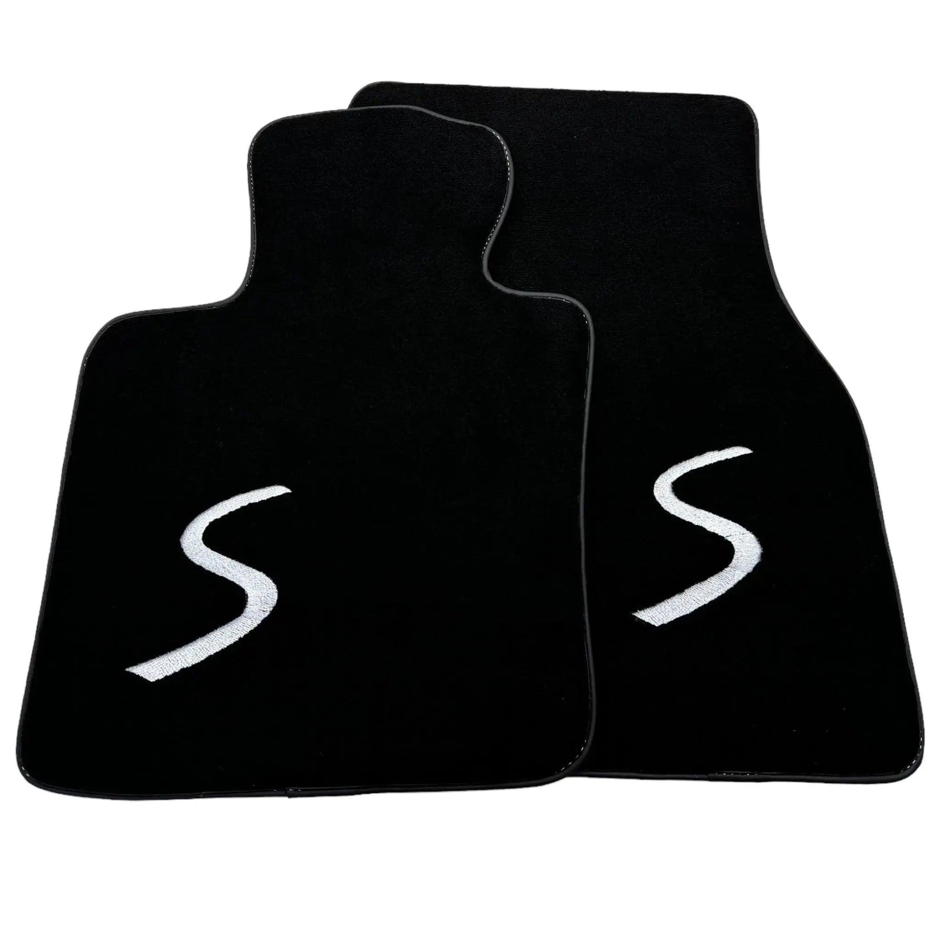 Black Floor Mats for Mini Cooper / One F55 5-Doors (2015-2023) - AutoWin
