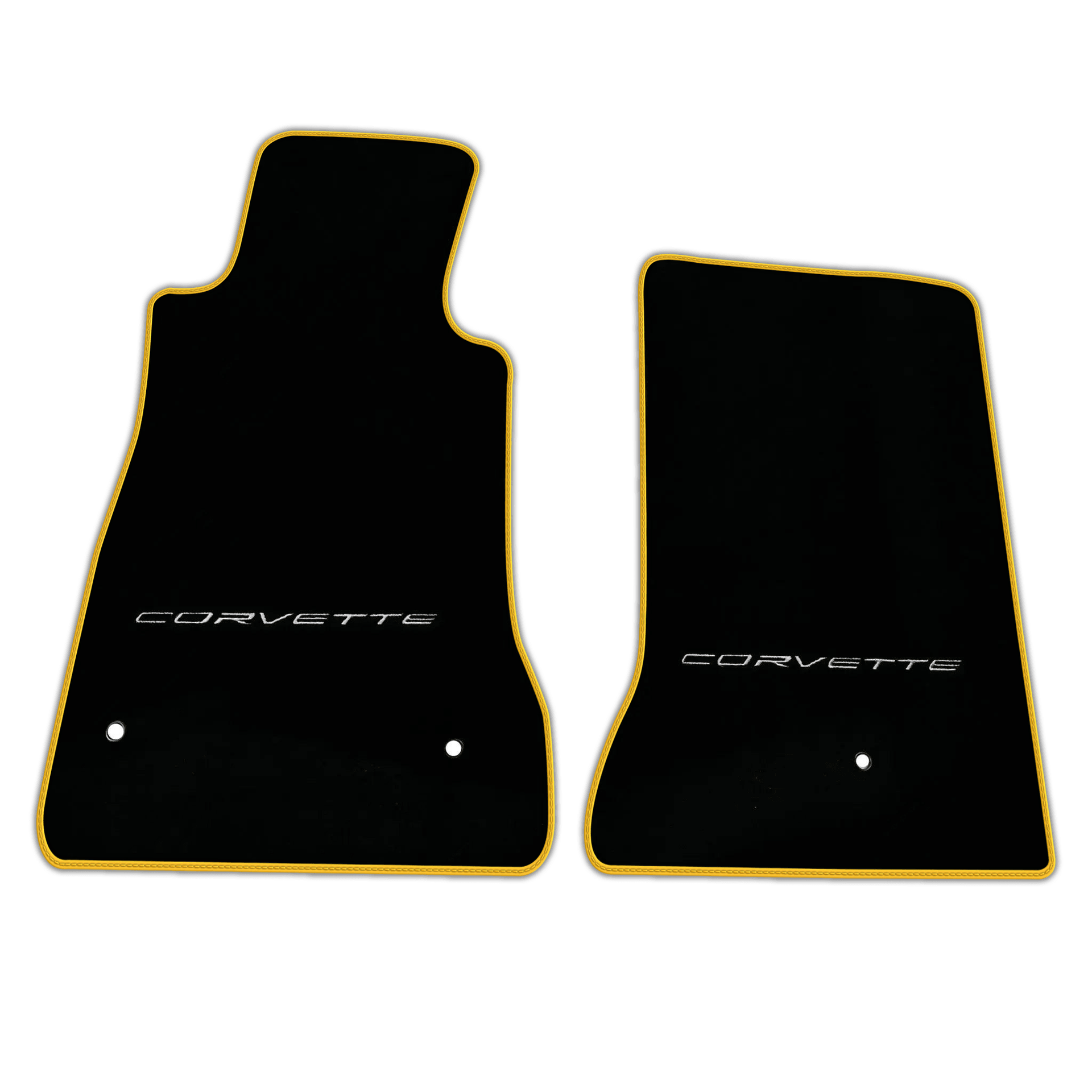 Black Floor Mats for Chevrolet Corvette C6 (2005-2013) | Various Trim Colors