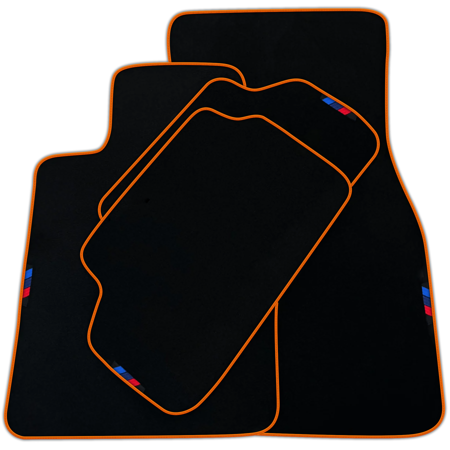 Black Mats For BMW 1 Series F70 | Red Trim | Various Trim Colors