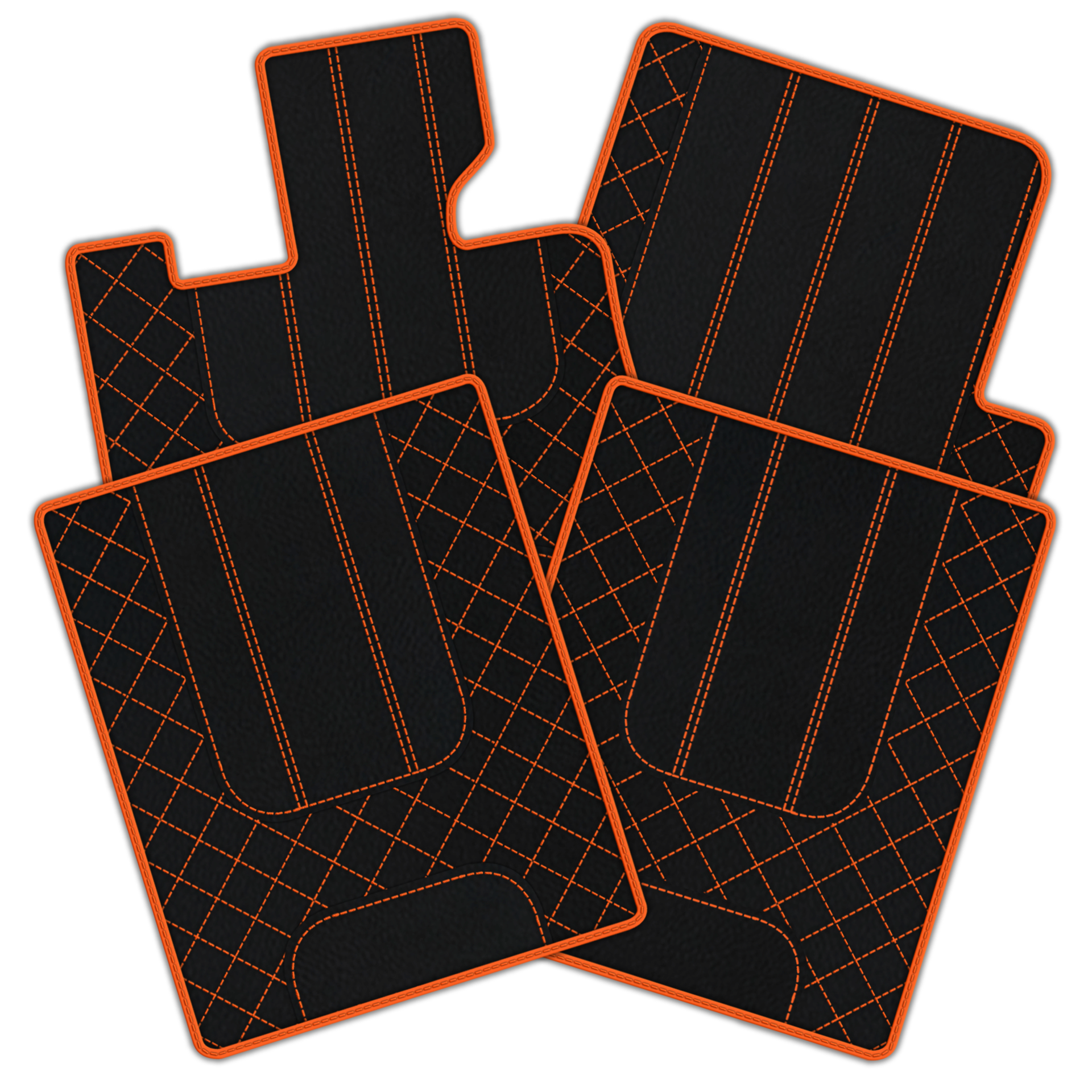 Customizable Leather Floor Mats with AW1 Pattern for Bentley Red Label RL (1998-2009) - AutoWin