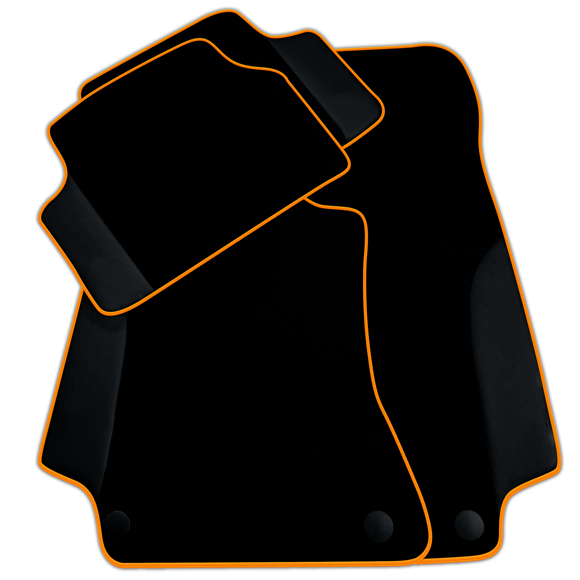 Customizable Black Floor Mats For Mercedes Benz C-Class W204 Sedan (2007-2014)