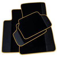 Black Floor Mats for BMW 2 Series M5 G90 (2023-2026) Sedan with Leather | Various Trim Colors