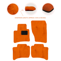 Premium Sheepskin Floor Mats for Porsche Cayenne (2010-2018)