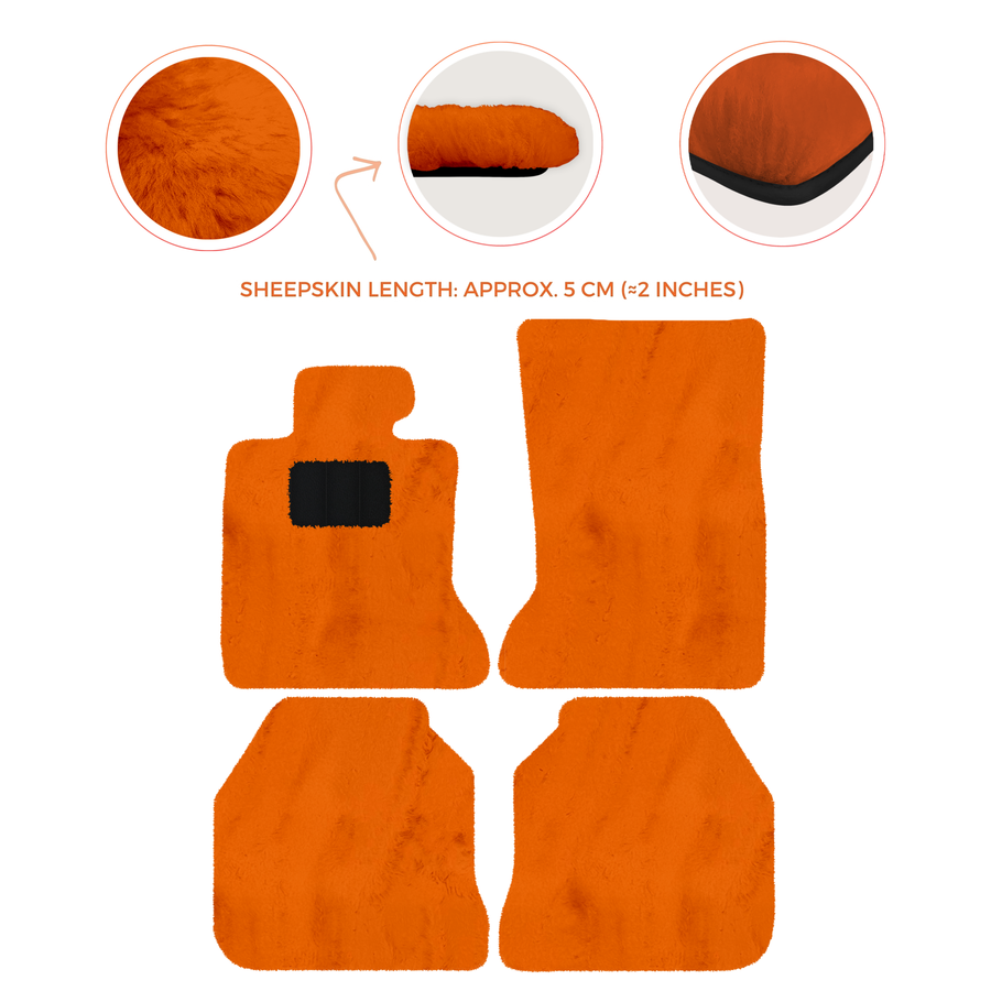 Luxury Sheepskin Floor Mats for Rolls-Royce Ghost RR2 (2010-2014)