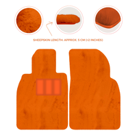 Deluxe Luxury Sheepskin Floor Mats for Porsche 911 SC (1978-1984)
