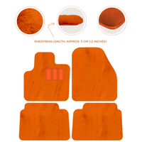 Luxury Sheepskin Floor Mats for Land Rover Discovery Sport (2015-2019)