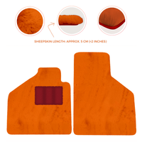 Premium Sheepskin Floor Mats for Lamborghini Aventador (2012-2022)