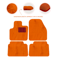 Luxury Sheepskin Floor Mats for Land Rover Discovery Sport (2015-2019)