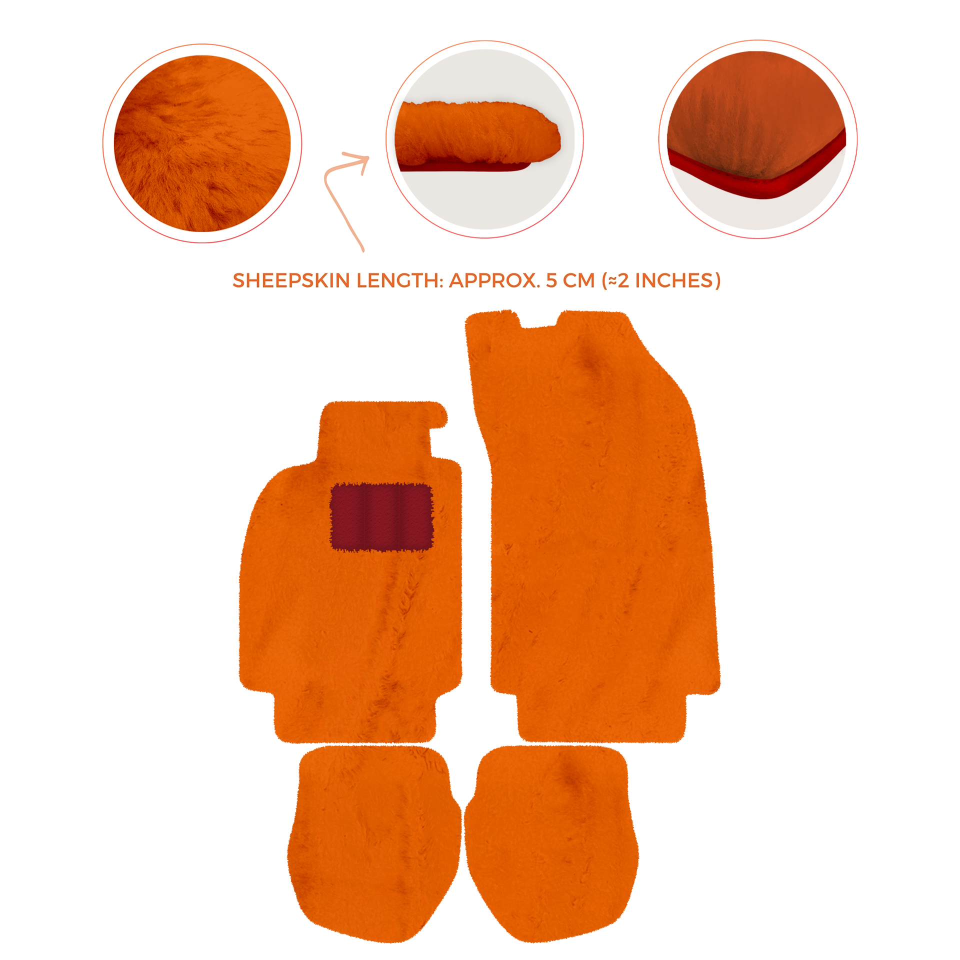 Light Blue Floor Mats for Porsche 964 (1989-1994) with Leather - AutoWin