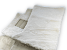 White Sheepskin Mats for Rolls Royce Spectre (2023-2024)