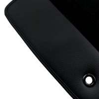 Black Floor Mats for Chevrolet Malibu 5th Generation Sedan (1997-2005) with Leather | AutoWin