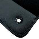 Black Floor Mats for Jeep Compass (2020-2024) Plug-in Hybrid with Leather | AutoWin