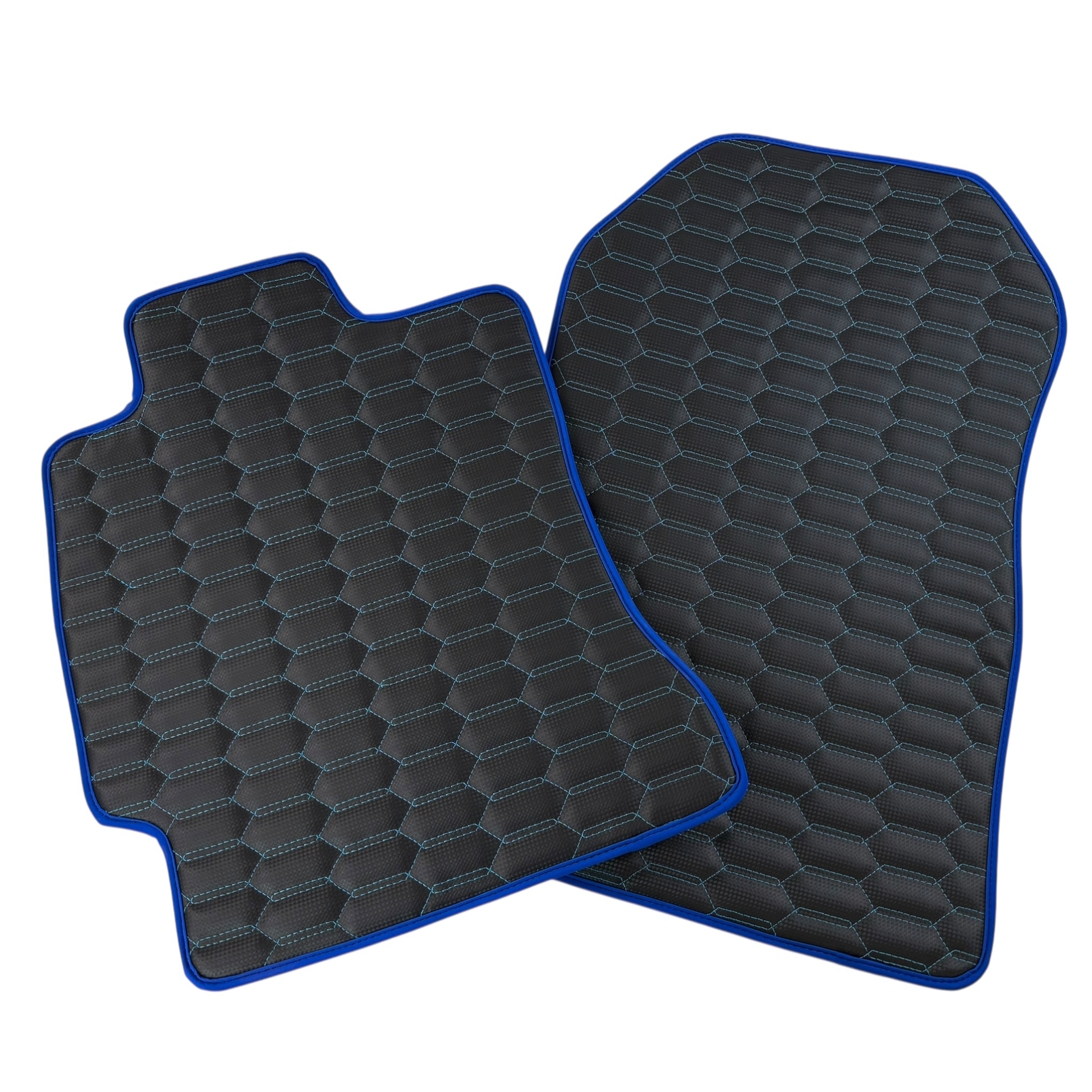 Premium Carbon Fiber Leather Floor Mats for Toyota GT86 (2012-2021)