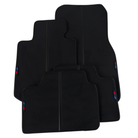 Customizable Carbon Fiber Detailing Black Floor Mats for BMW iX (2022-2024)