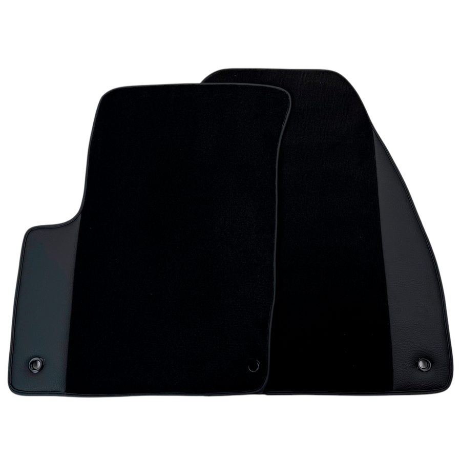 Black Floor Mats for Chrysler Stratus (1995-2000) with Leather | AutoWin
