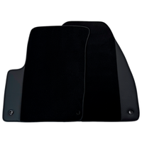 Black Floor Mats for Jeep Grand Cherokee WK2 (2011-2023) Double Fixation with Leather | AutoWin