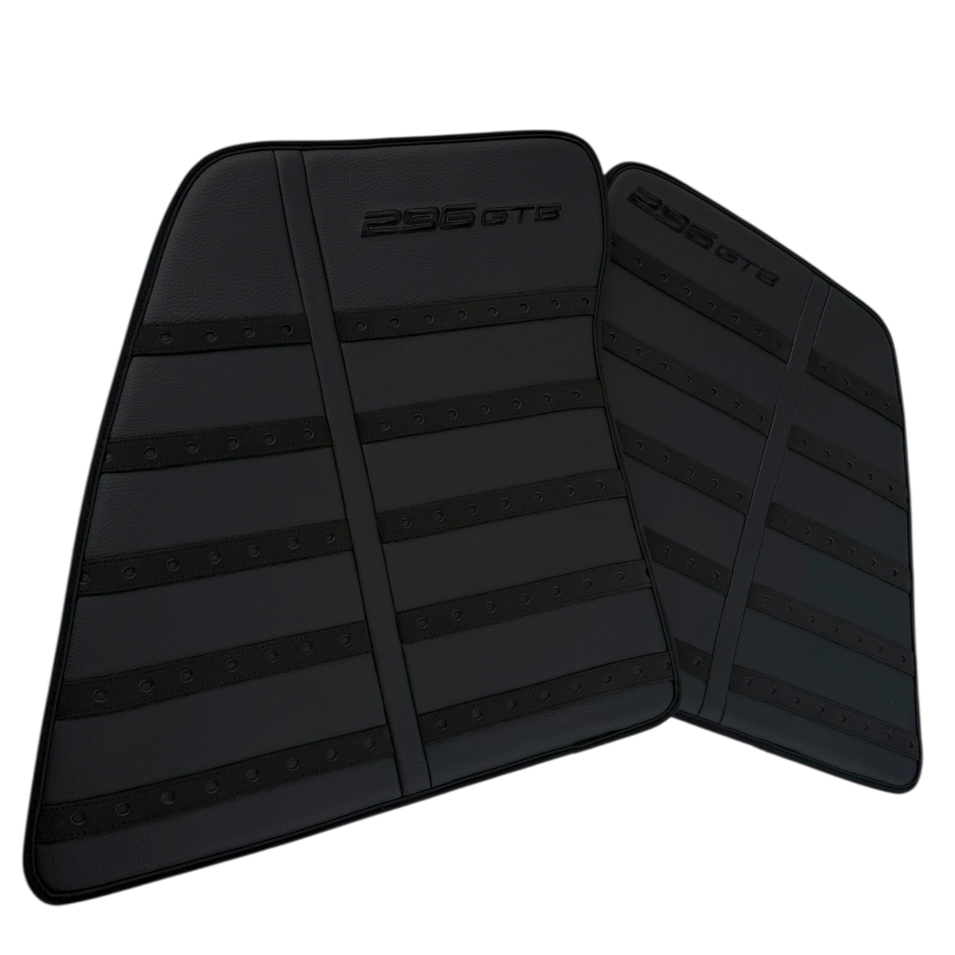 Black Leather Floor Mats for Ferrari SF90 | Stylish Protection