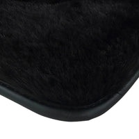 Black Sheepskin Floor Mats for Mercedes Benz GLS-Class X167 Maybach (2020-2023)