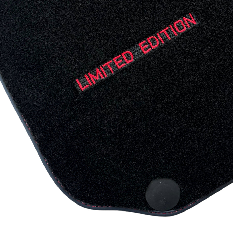 Black Floor Mats For Mercedes Benz A-Class W176 (2012-2018) | Limited Edition