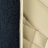 Beige Leather Floor Mats for Mercedes Benz S-Class W221 (2005-2013) Long Wheelbase - NO LOGO - AutoWin