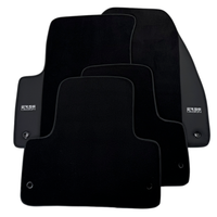 ER56 Design Black Floor Mats for Chrysler Pacifica (2004-2008) with Leather