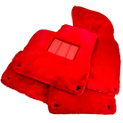 Red Sheepskin Floor Mats for Bentley Bentayga (2015-2023)