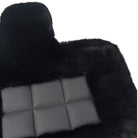 Black Sheepskin Floor Mats for Mercedes Benz GLS-Class X167 Maybach (2020-2023)