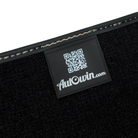 Italian Edition Black Floor Mats for Lamborghini Urus (2018-2026) with Gold Leather Border