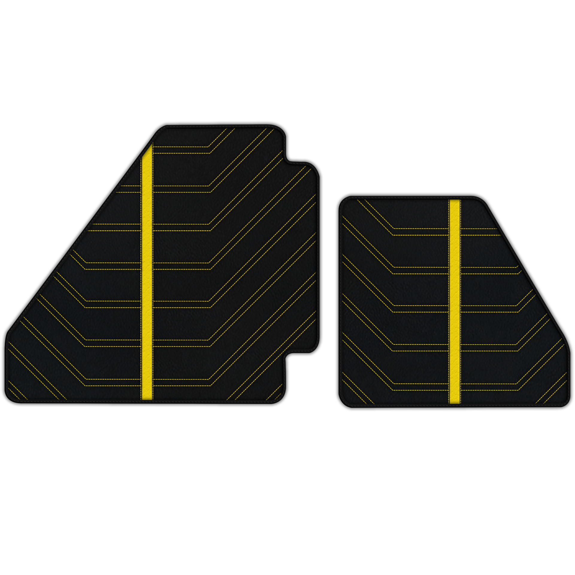 Customizable Leather Floor Mats A1 for Ferrari Roma (2021-2024)