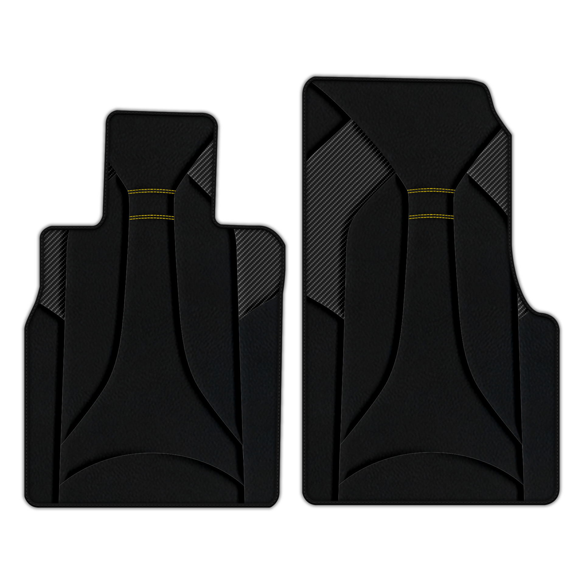 Custom Leather Floor Mats for Chevrolet Corvette C8 - AW46 Pattern