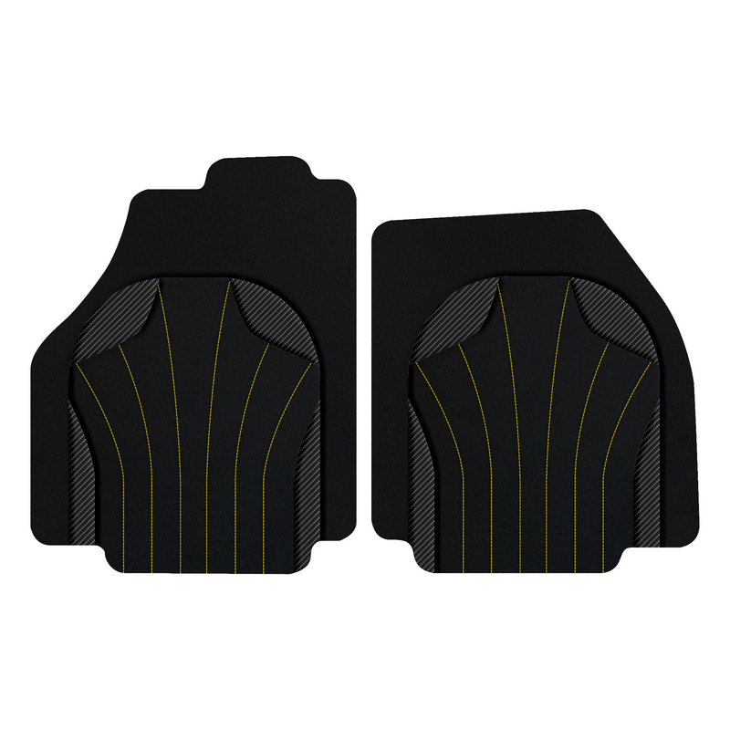 Customizable Leather Floor Mats with AW38 Pattern for Ferrari 488 Pista Spider (2019-2021)