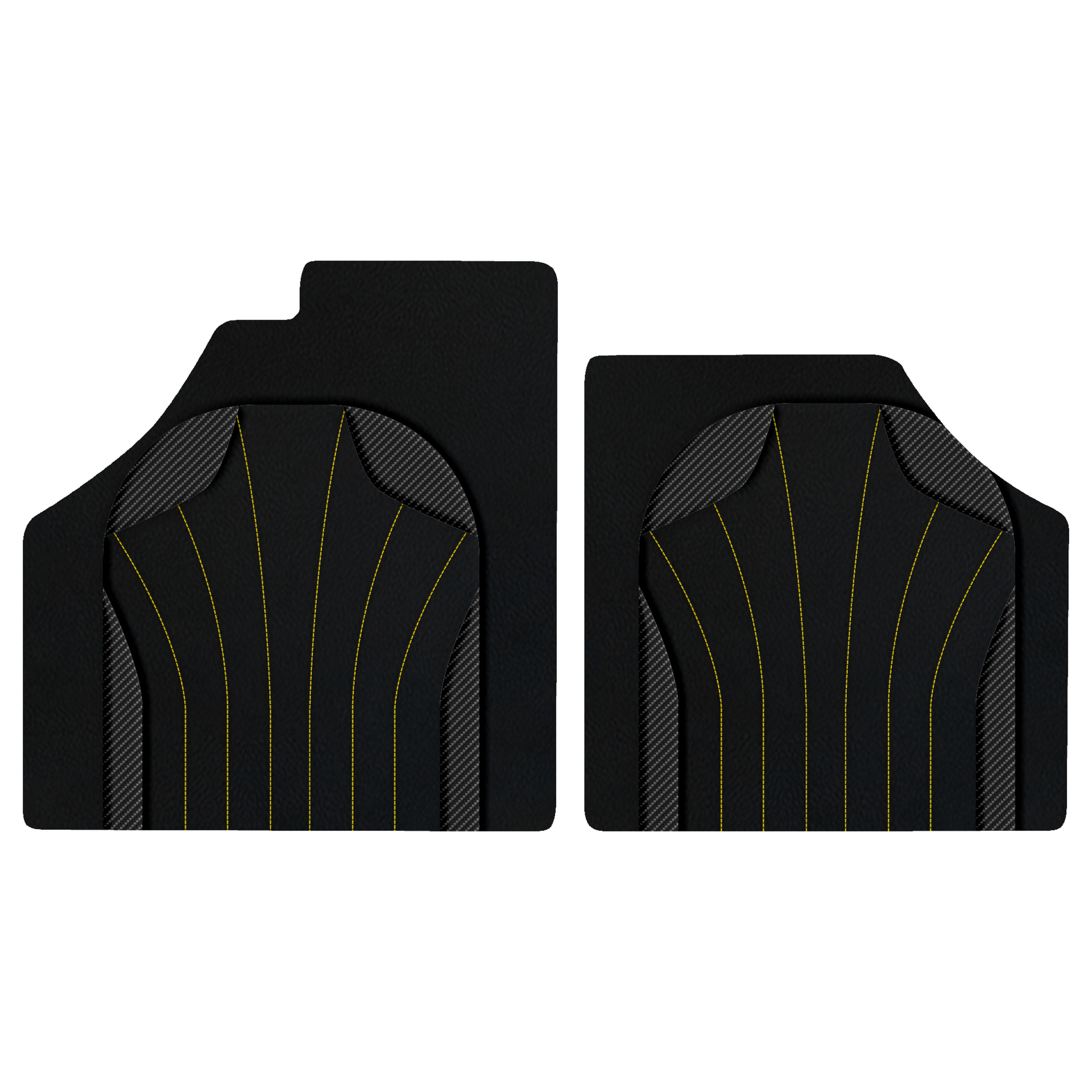 Customizable Leather Floor Mats with AW38 Pattern for Ferrari Enzo (2002-2004)