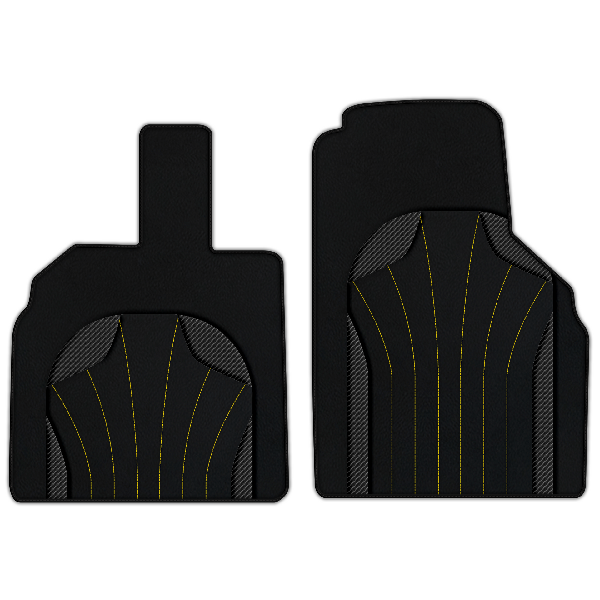 Customizable Leather Floor Mats for Lamborghini Aventador 2012-2022